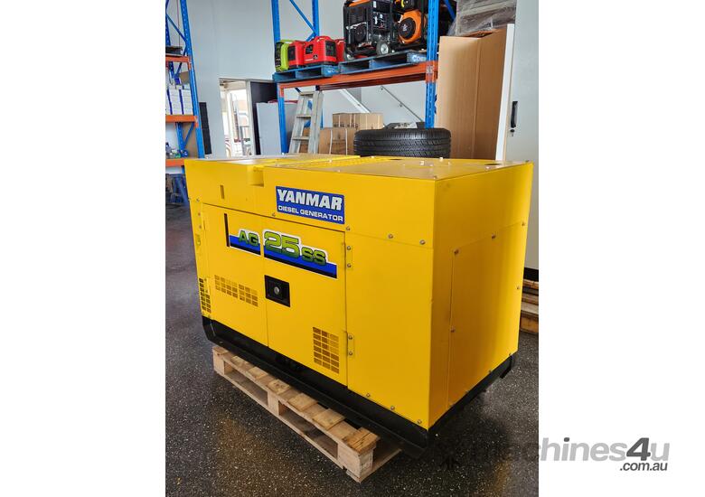 caption 22 KVA YANMAR SILENCED 1500 RPM INDUSTRIAL DIESEL GENERATOR