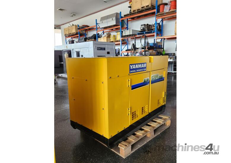 caption 22 KVA YANMAR SILENCED 1500 RPM INDUSTRIAL DIESEL GENERATOR