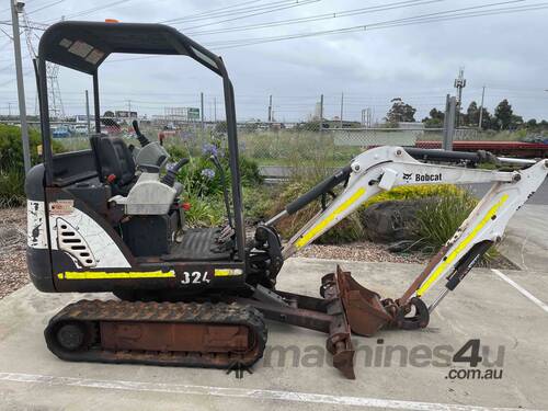caption Bobcat 324M Excavator