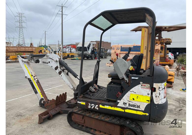 caption Bobcat 324M Excavator