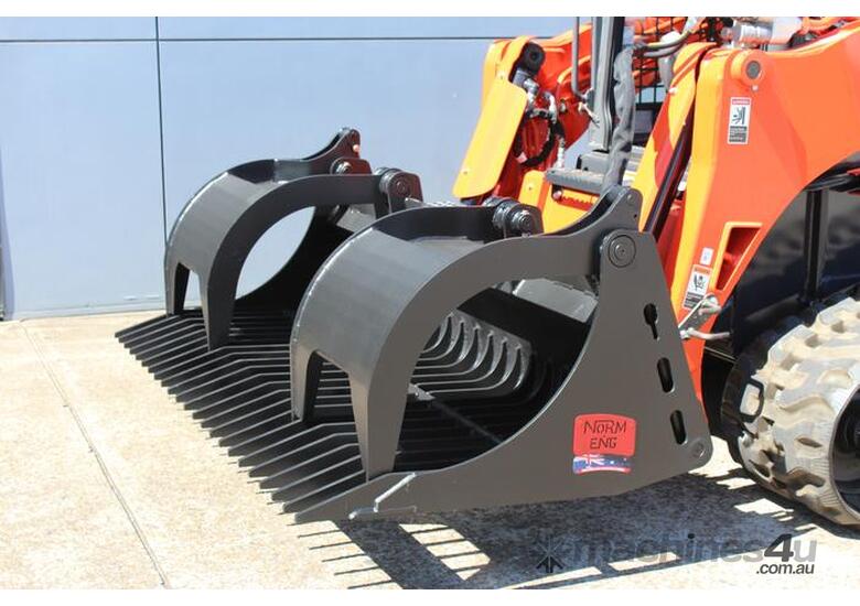 NORM ENGINEERING SIEVE RAKE GRAPPLE BUCKET