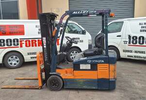 Toyota Forklift 7FBE18 Electric *Great for tight spaces* 3 stage mast - Lift Height 4.3m