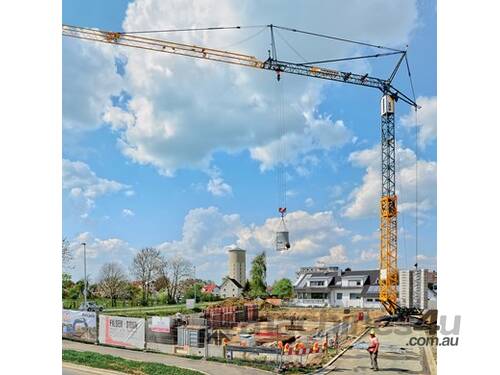 caption Liebherr 53K Tower Crane | 4.2T Self-Erecting, Ideal for Houses up to 8 Storeys
