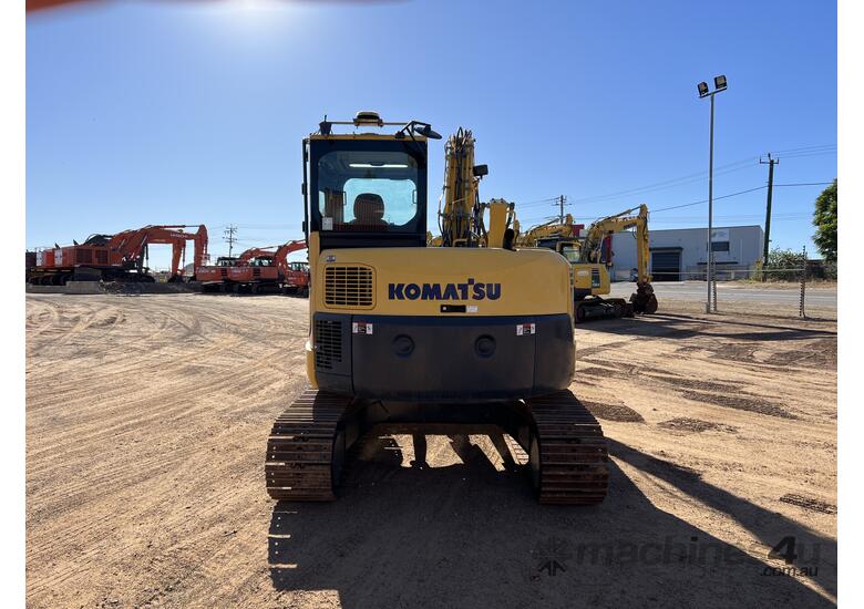caption 2016 Komatsu PC88MR-8 Excavator 8T - AC Cabin, Quick Hitch Included