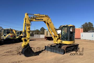 2016 Komatsu PC88MR-8 Excavator 8T - AC Cabin, Quick Hitch Included