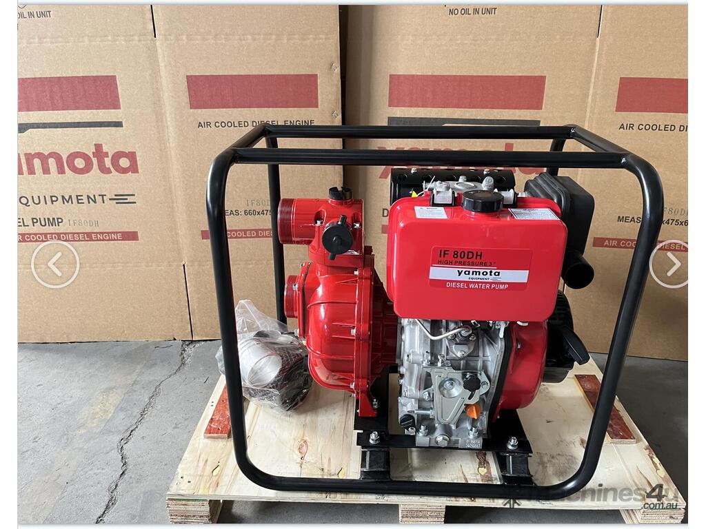 Used Unused Yamota 3 High Pressure Diesel Water Pump in Roma, QLD