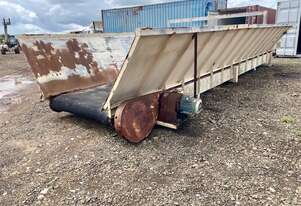   9mt conveyor belt feeder bin