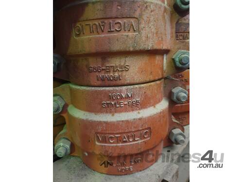 caption Victaulic HDPE couplings - mining, agriculture or construction use