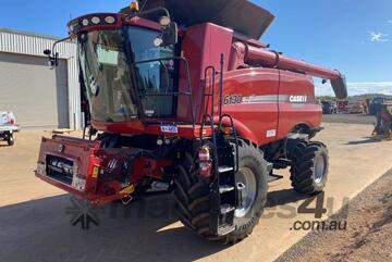 2018 CASE IH 6130 HARVESTER & 2018 CASE IH 3050 VARICUT FRONT