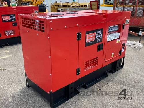 caption 15kva Silenced Diesel Generator
