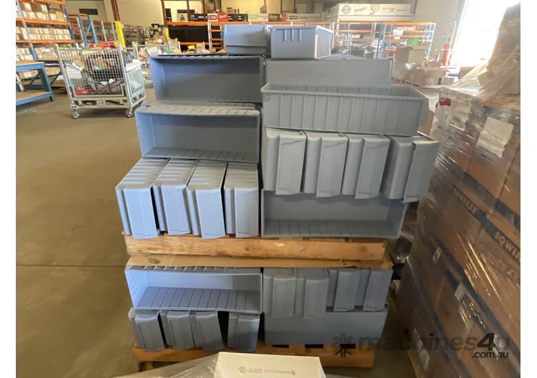 caption Pallet of Storage Trays