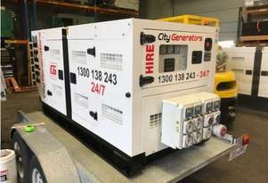 60kVA 3 phase HIRE generator set
