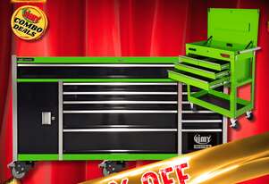 14 Drawer 72 Roller Cabinet + 4 Drawer 33 Diagnostic Tool Cart (Mutant) (Combo Deal)