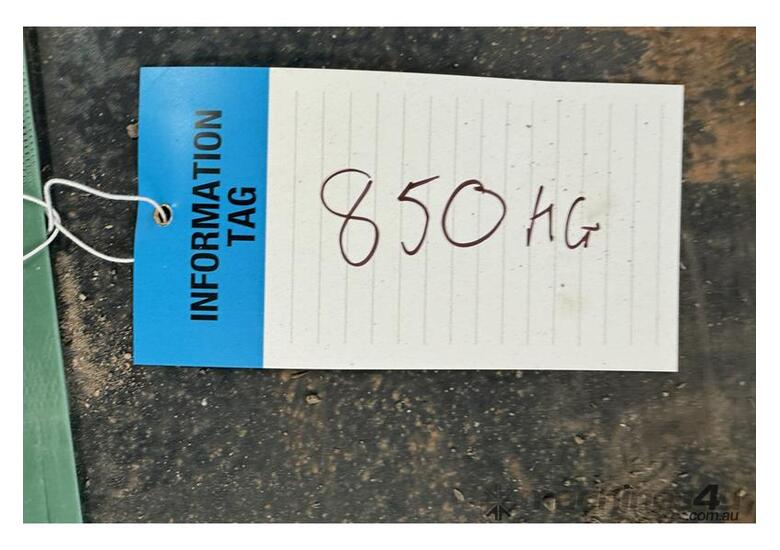 caption QTY OF STEEL PLATE TO PALLET