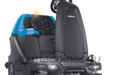 Fimap FSR7 Pro Battery Powered Ride-On Sweeper with Dual Side Brooms