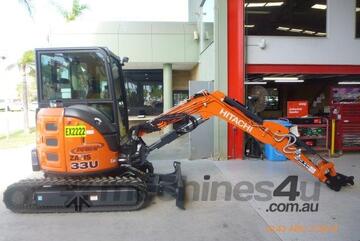 Hitachi ZX33U-5A Excavator Rubber Tracked - 3t for   Hitachi ZX33U-5A Excavator Rubber Tracked - 3t for