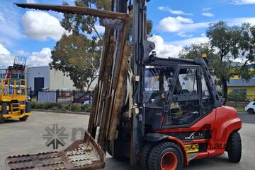 8 Ton Forklift with HUGE bale clamp rotator