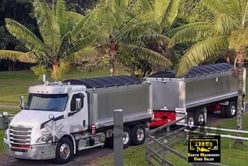 2023 Freightliner & 2024 Maxitrans Tippers, like new, E.M.U.S TS900