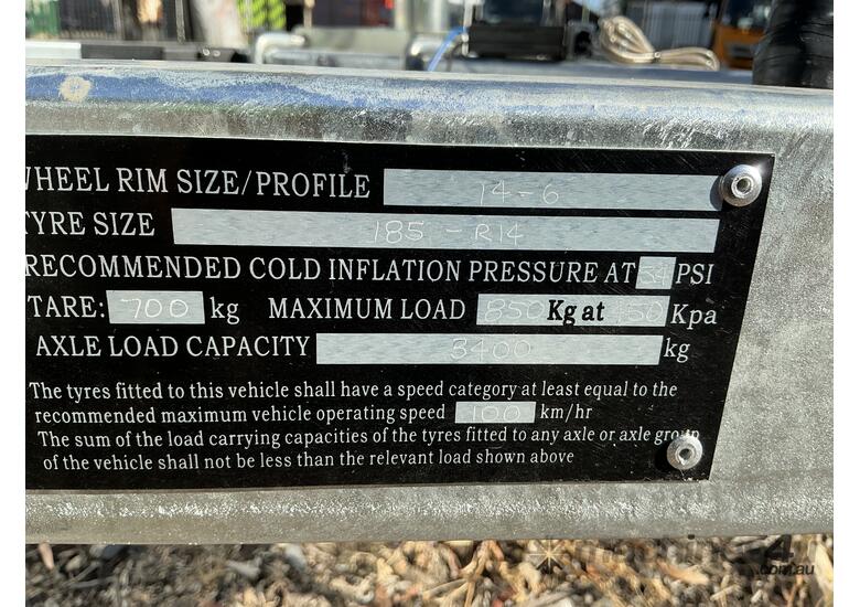 2025 Green Pty Ltd Dual Axle Box Trailer