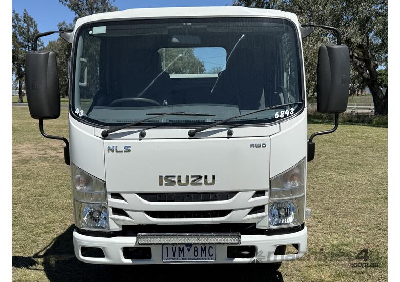 Isuzu NLS45/150 4x4 Single Cab Service Body Truck.
