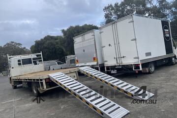 3m - 6Tonne Heavy Duty Rubber Track Machinery Loading Ramps