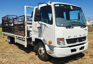 Mitsubishi Fuso Fighter 1024 4x2 Traytop Truck with Tailgate Loader. One Owner Ex Origin Gas.