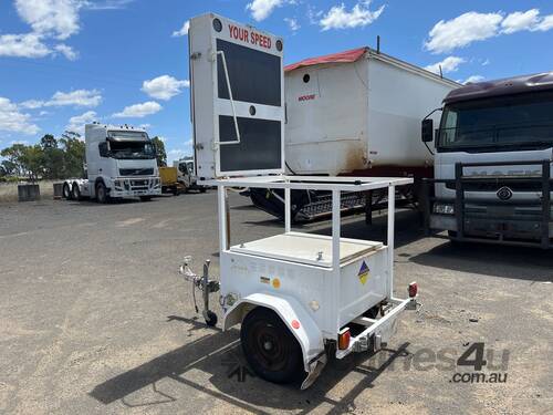 2005 Sykes SAS Single Axle Speed Monitoring Trailer