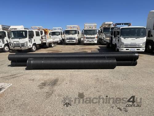 Bundle of Large PVC Pipe