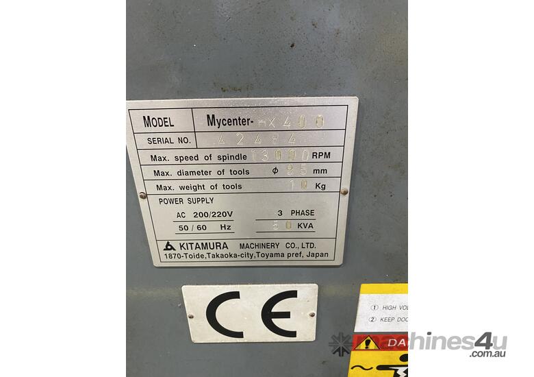 Kitamura HX400 including parts/ tools