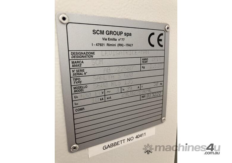 Automatic Wide Belt Sander & Dust Extractor