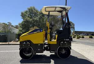 New MULTIPAC 1500kg Double Drum Vibrating Roller