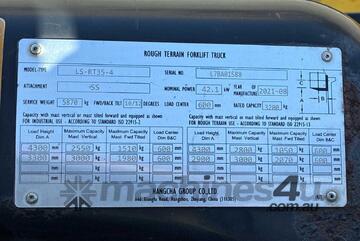 2021 Liftsmart LS-RT35-4 All Terrain Forklift