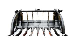 Root BEDROCK LOADER RAKE WITH DOUBLE TOP CLAMP 120IN WLRDWC120FC