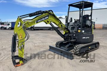 2024 Develon DX27Z-7M Mini Excavator (Unused)