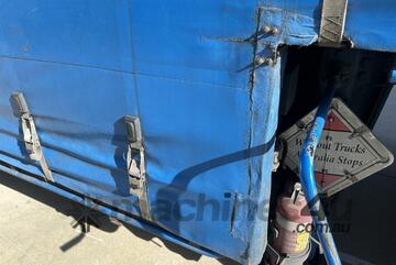 2014 Vawdrey VB-S3 Tri-Axle Drop Deck Curtainside B Trailer With Mezzanine