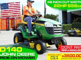 22HP D140 Rid on Mower / Tractor 48 INCH Cut width - picture0' - Click to enlarge