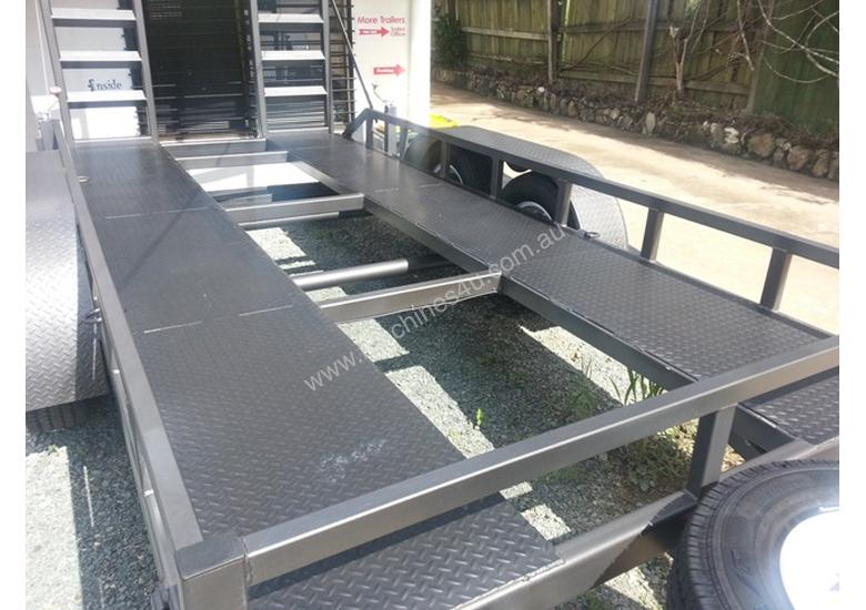 caption 16ft Plant Machinery Trailer 3.5 Tonne Tandem Axle