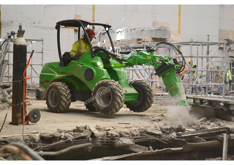 caption Avant Hydraulic Breaker Attachment