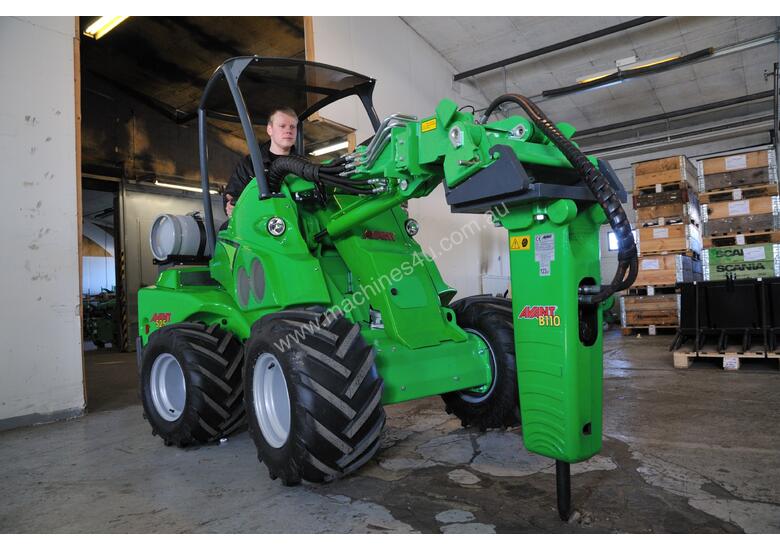 caption Avant Hydraulic Breaker Attachment
