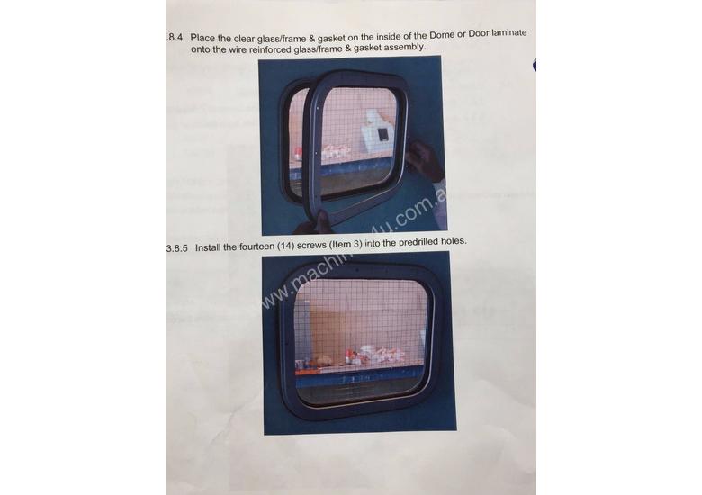 Click to view full size photos MK102-001 Capsule Boat Wire Reinforced Rectangular