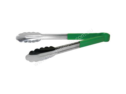 Vogue Colour Coded Green Serving Tongs