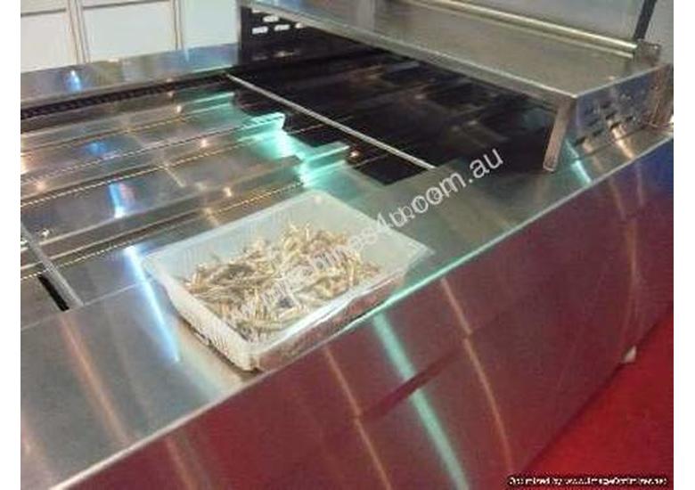 caption Tray Sealer with Vacuum & Gas Flushing