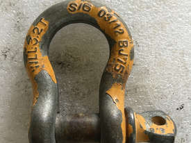 Bow D Shackle 3.2 Ton BJ 75 Lifting Shackles Crane Safety Rigging Equipment - picture2' - Click to enlarge