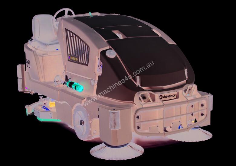 caption Nilfisk Combination Battery Scrubber - Dryer - Sweeper CS7010. Also available in LPG & Diesel