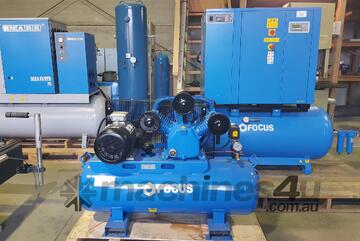 FOCUS 10hp VSpd/ 20hp 3in1. BROADBENT 20hp 3in1. COMPAIR L18. ATLAS GA22VSD. RKE 30hp VSpd Yr 2020
