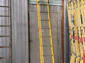 Branach Fiberglass Extension Ladder 3.9 to 6.4 Meter Industrial   - picture0' - Click to enlarge