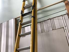 Branach Fiberglass Extension Ladder 3.9 to 6.4 Meter Industrial   - picture2' - Click to enlarge