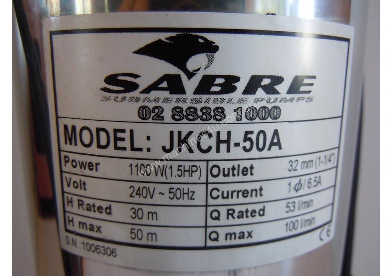 LLOYDS DEALS - Sabre 1.5HP JKCH-50A Submersible 240 Volt stainless Water Pump Float Switch Q 53/100 