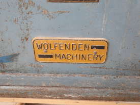 Wolfenden Planer Jointer - picture2' - Click to enlarge