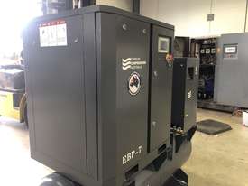 5.5kW Screw Compressor with tank and dryer 27 cfm - picture0' - Click to enlarge